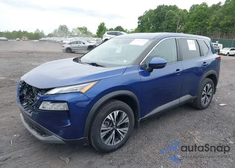 2022 Nissan Rogue Sv Intelligent Awd из США, поврежденный, VIN 5N1BT3BB0NC679138